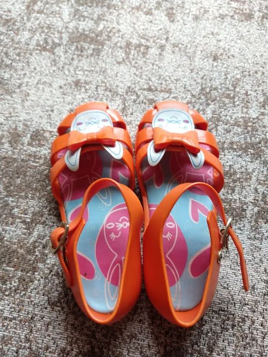Sandália Infantil Marca Pimpolho Laranja  - Foto 3