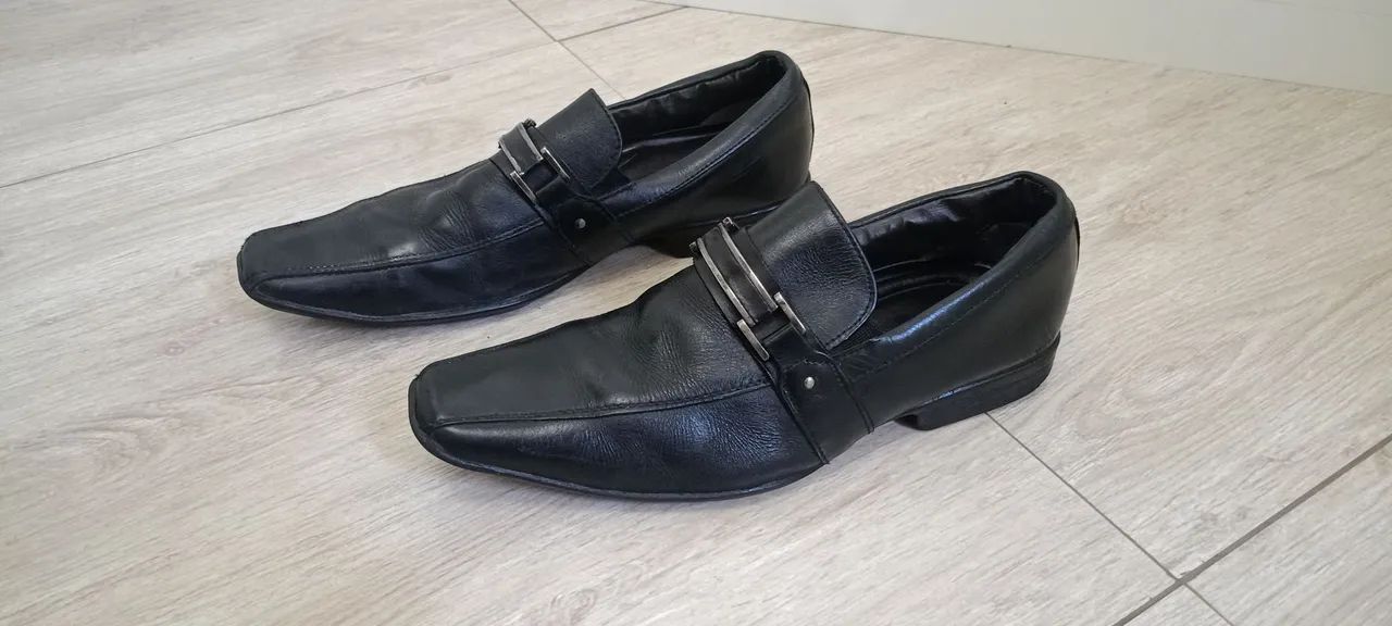 Sapato social em couro, número 40 - Foto 2
