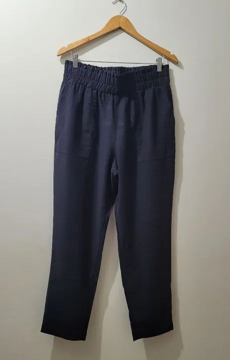Calça em viscose Preta - Nova - Foto 3