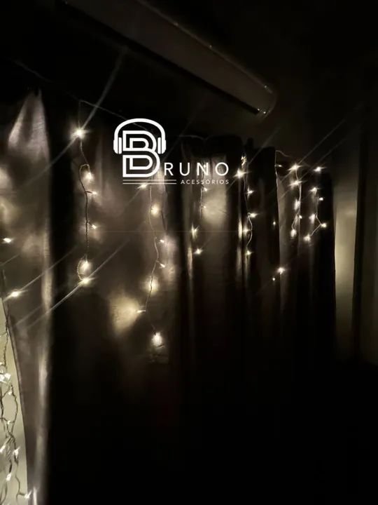 Cascata Led Branco quente 8 funções 3m - Foto 3