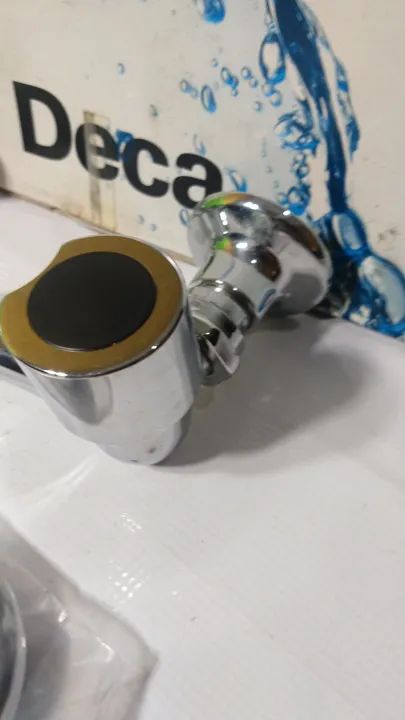 Aparelho Torneira Pia de Parede Deca com Bica Alta e Reta - Foto 6
