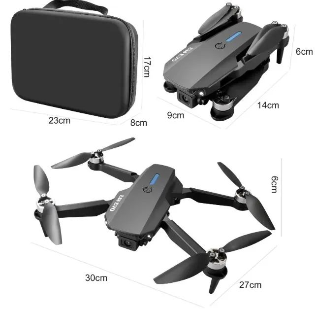 Drone E88 Evo Câmera Dupla 4k Motores Brushless 1km - Foto 4