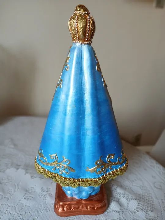 Imagem em Gesso Nossa Senhora Aparecida - Foto 3