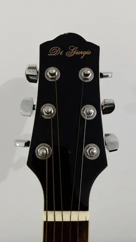 Violão Elétrico Di Giorgio Iron Black - Foto 4