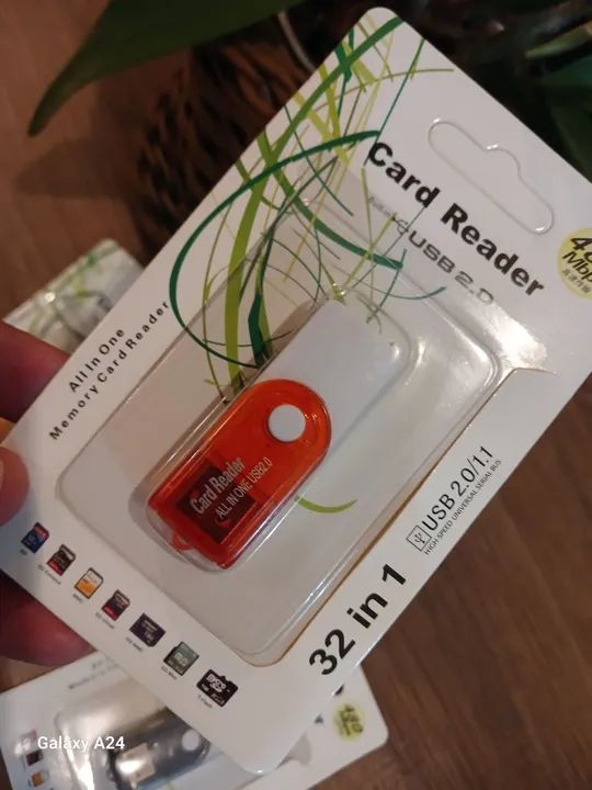Frete grátis/Leitor e Gravador de cartão USB - Foto 4