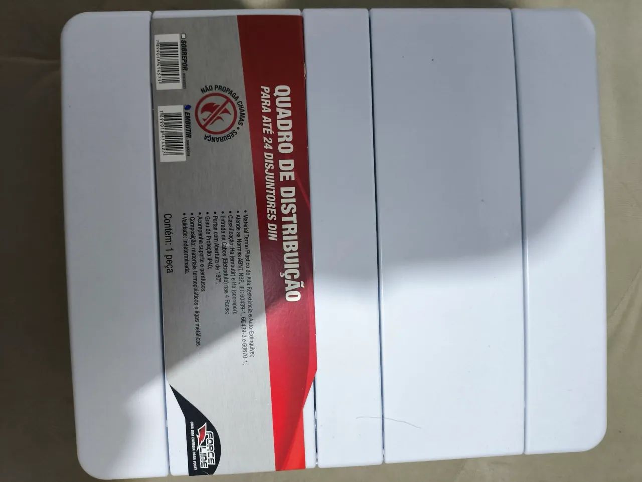 Quadro Distribuição 24 Disjuntores Din Br Embutir Forceline