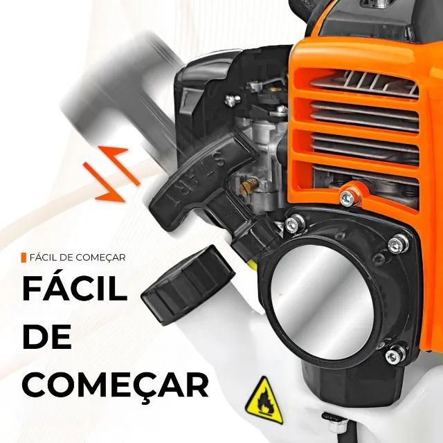 ROÇADEIRA A GASOLINA T-MAKER 52CC 2 TEMPOS - Foto 2