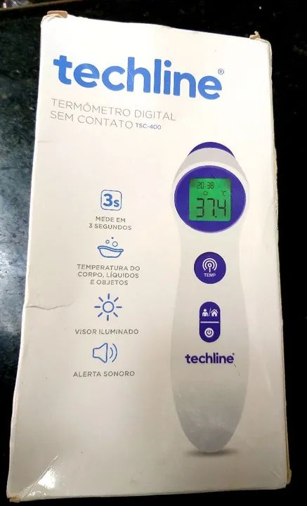 Termômetro digital sem contato Techline  - Foto 4