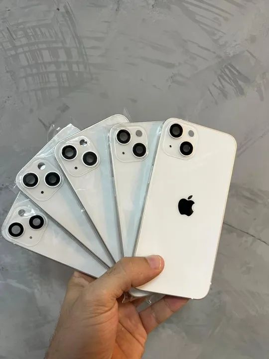 Carcaça iPhone 13 branca pelada !!!