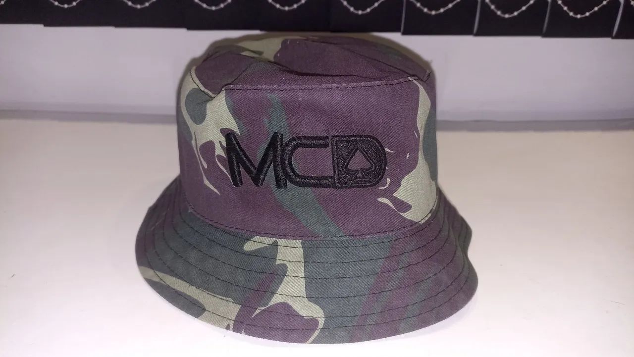 Chapeu bucket MCD camuflado