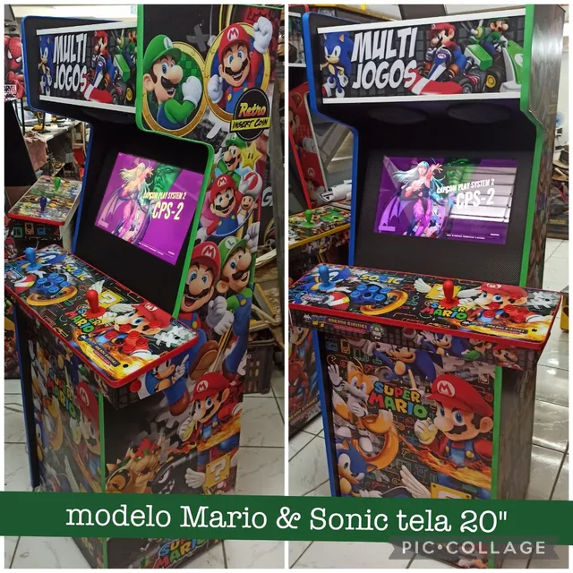 Máquina Multijogos Retro