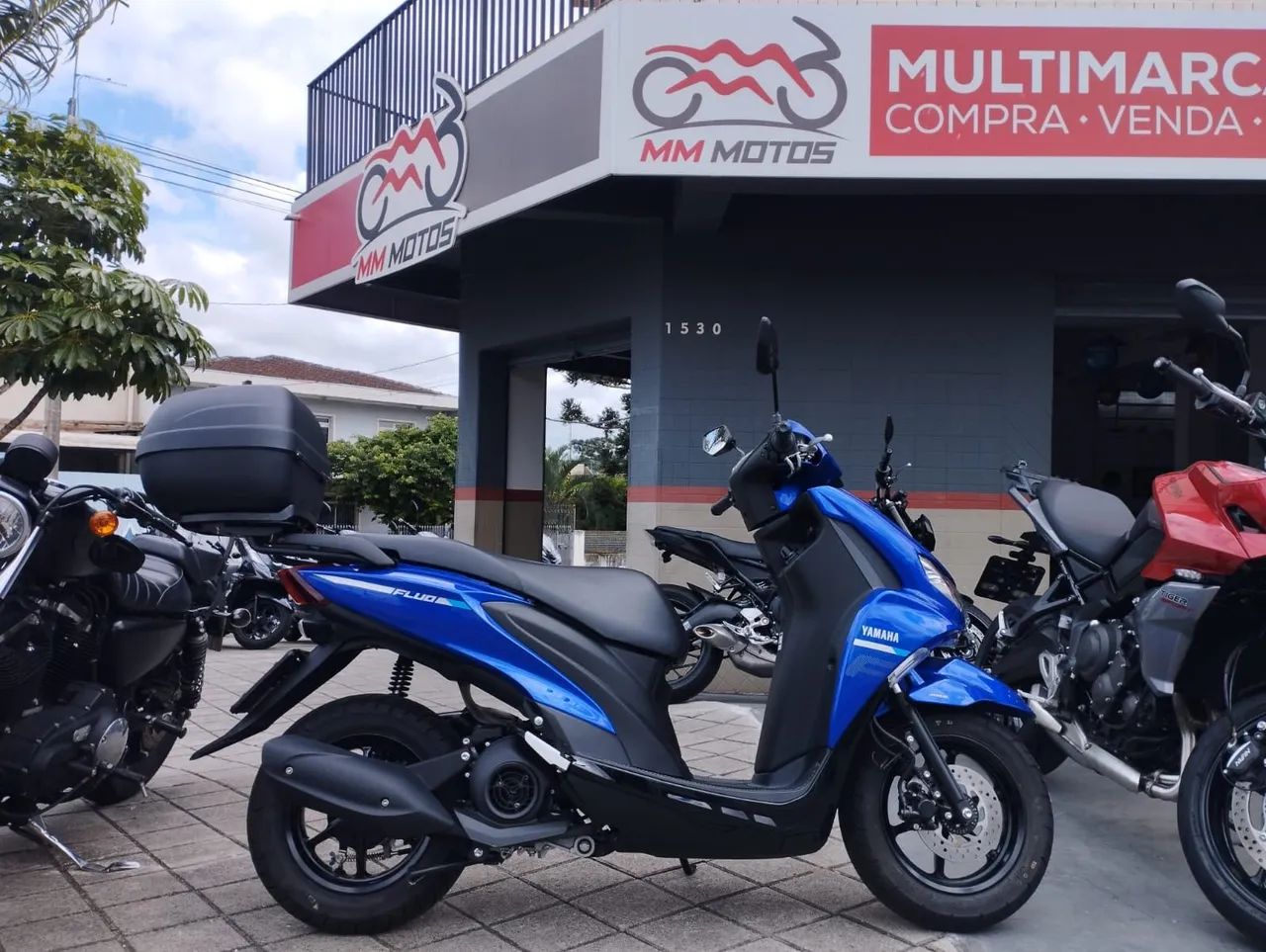 Yamaha Fluo 125 ABS 2025 com 700km!!! - Foto 4