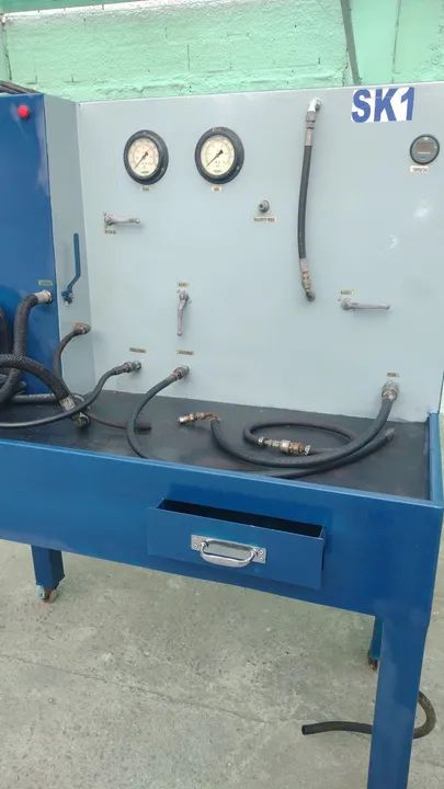 Conjunto bancada de Teste de caixa de direção hidráulica e bomba hidráulica  - Foto 2