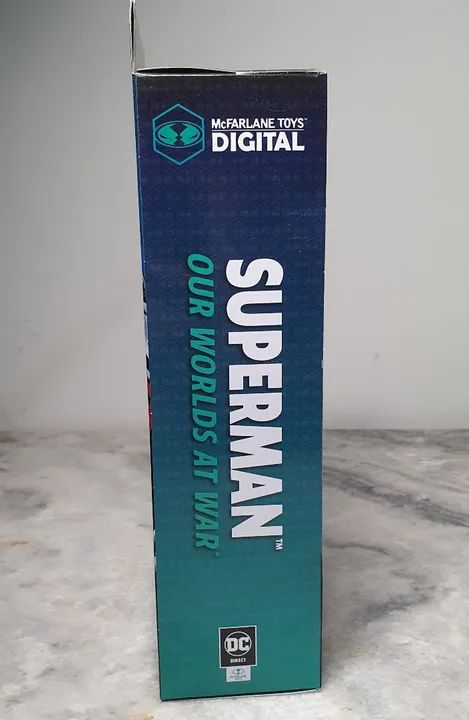Superman mcfarlane original Lacrado our worlds at war  - Foto 4