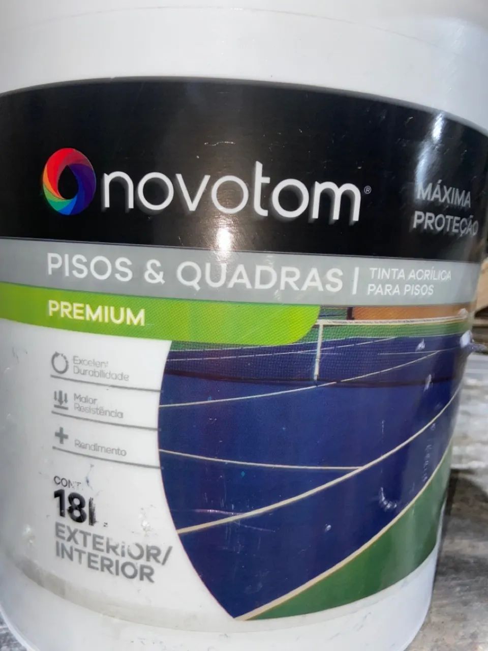 Tinta Novotom Preto 18L 