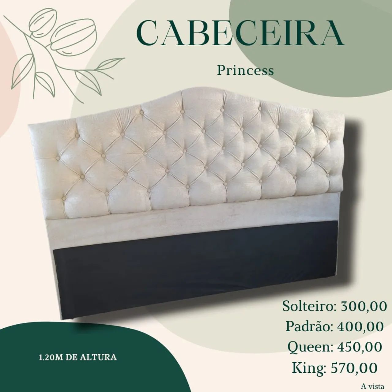 Cabeceira Katrine, Sophia e Princess  - Foto 4