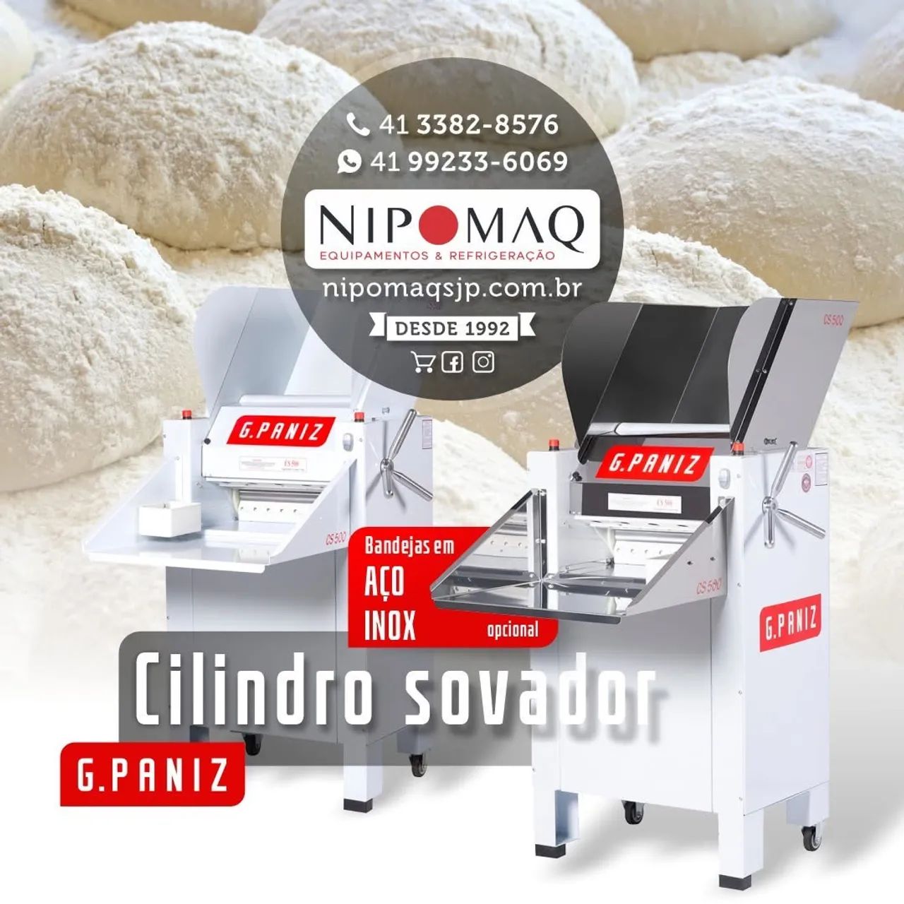 CILINDRO SOVADOR EPOXI BANDEJA INOX CS-500 - G PANIZ  - Foto 6