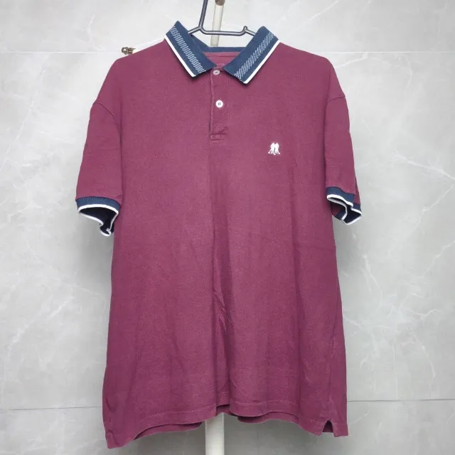 Camiseta Polo Vermelho Vinho
