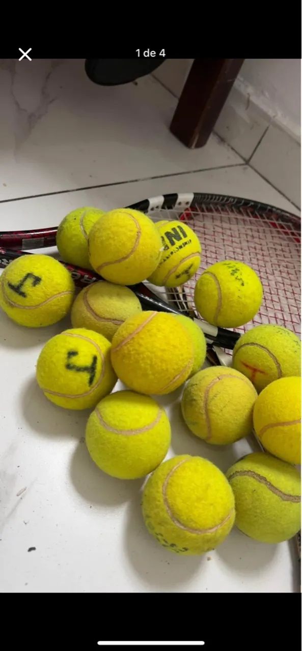 Bolinhas de tennis usadas - Foto 2