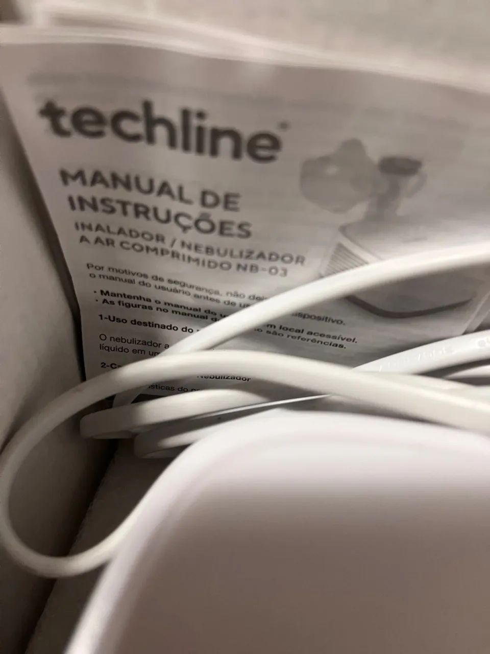 Inalador/Nebulizador Techline a Ar Comprimido - Foto 3