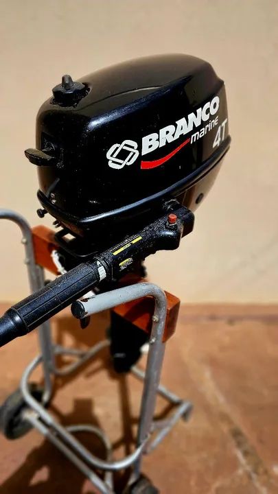 MOTOR DE POPA BRANCO 5 HP 4 TEMPO  - Foto 6