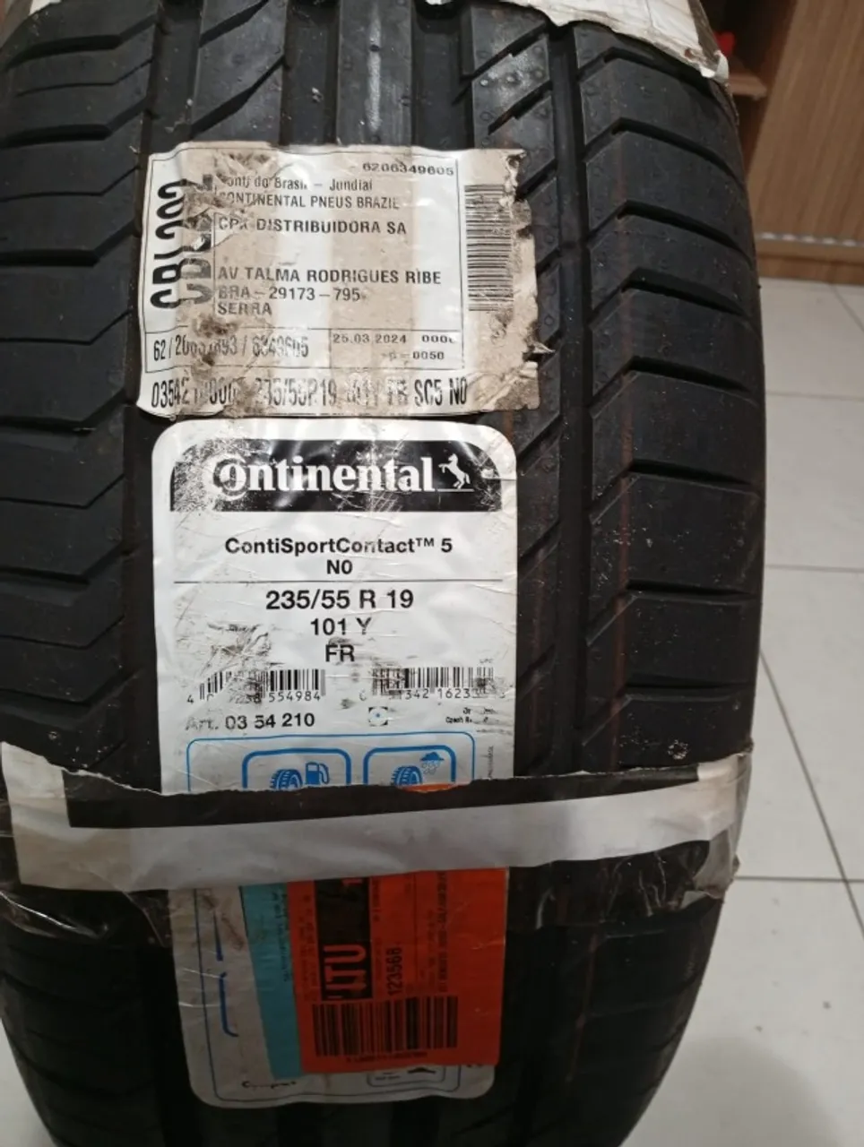1 Pneu 0 km 235/55R19 Continental ContiSportContact 5 101Y Aro 19