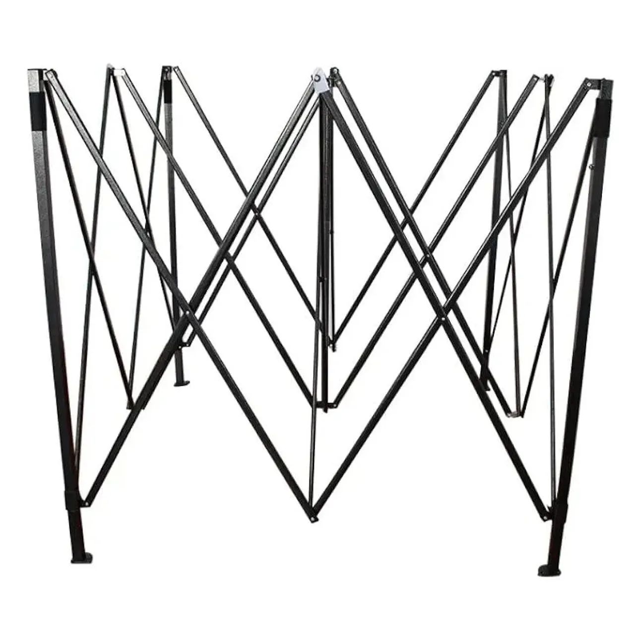 Tenda Gazebo 2x2 Articulado Em Aço Com lona Sanfonada - VERMELHO<br> - Foto 3