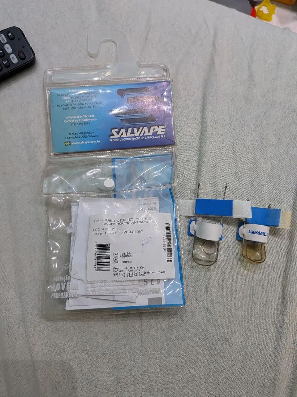 TALA PARA DEDO EM MARTELO SALVAPÉ. DUAS TALAS UMA TAMANHO P OUTRA TAMANHO G - Foto 6