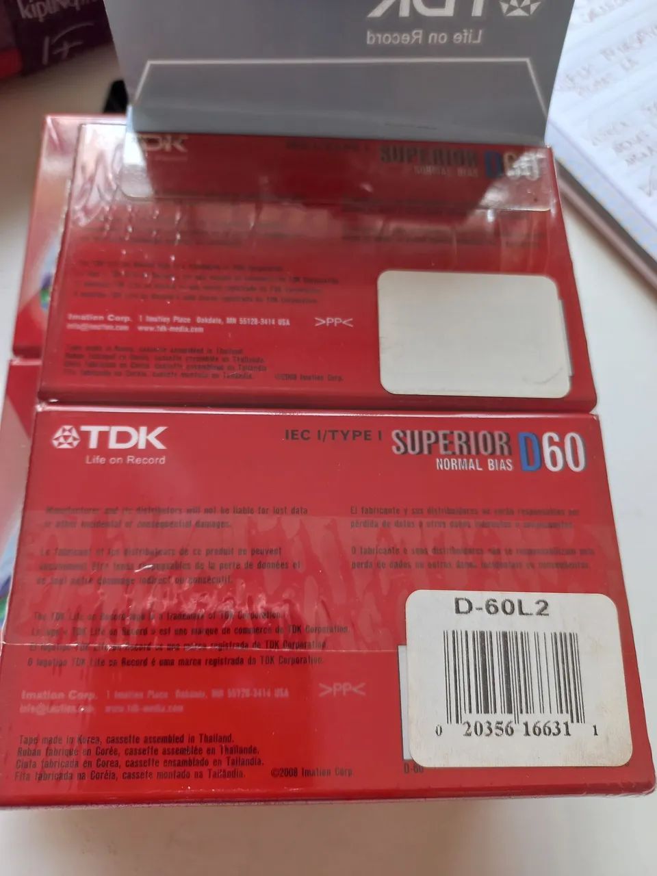 K7 TDK D60L2 Superior Normal Bias - Novo - Foto 2