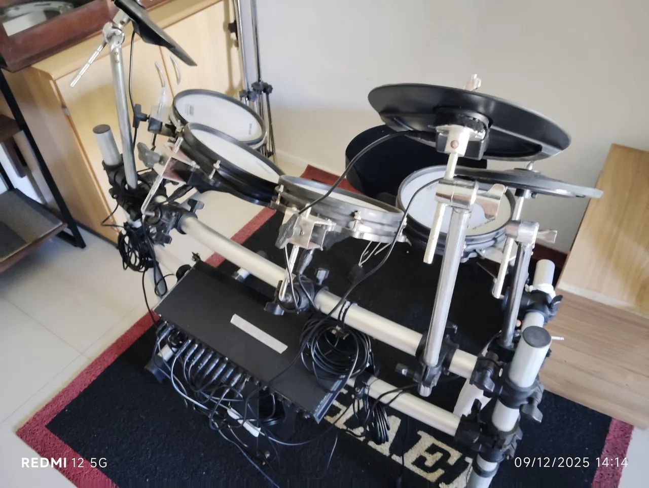 Bateria eletrônica alesis staff drum - Foto 4