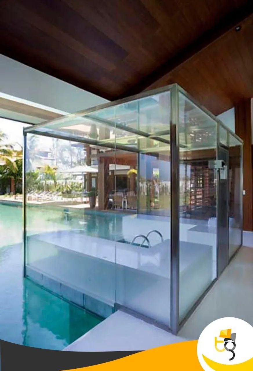 Portas Box de vidro para área externa - Foto 3