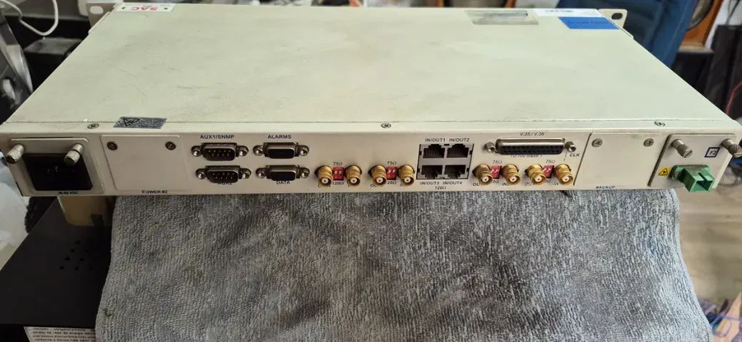 Modem Ótico E Multiplexador Asga - Mmo 4e1 - Cor Branco - Foto 3
