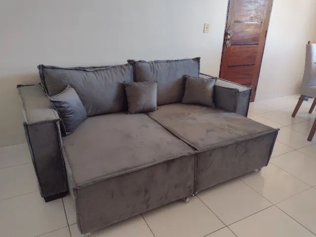 Sofá retrátil confortável  - Foto 2
