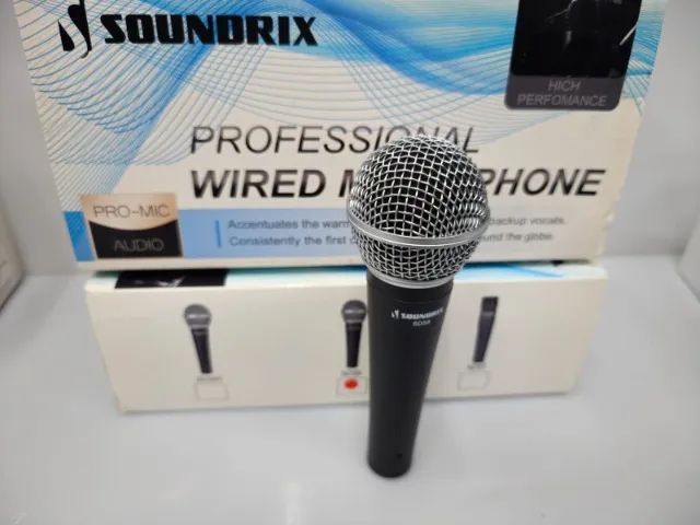 Microfone Soundrix Sd-58 Vocal Dinâmico!!
