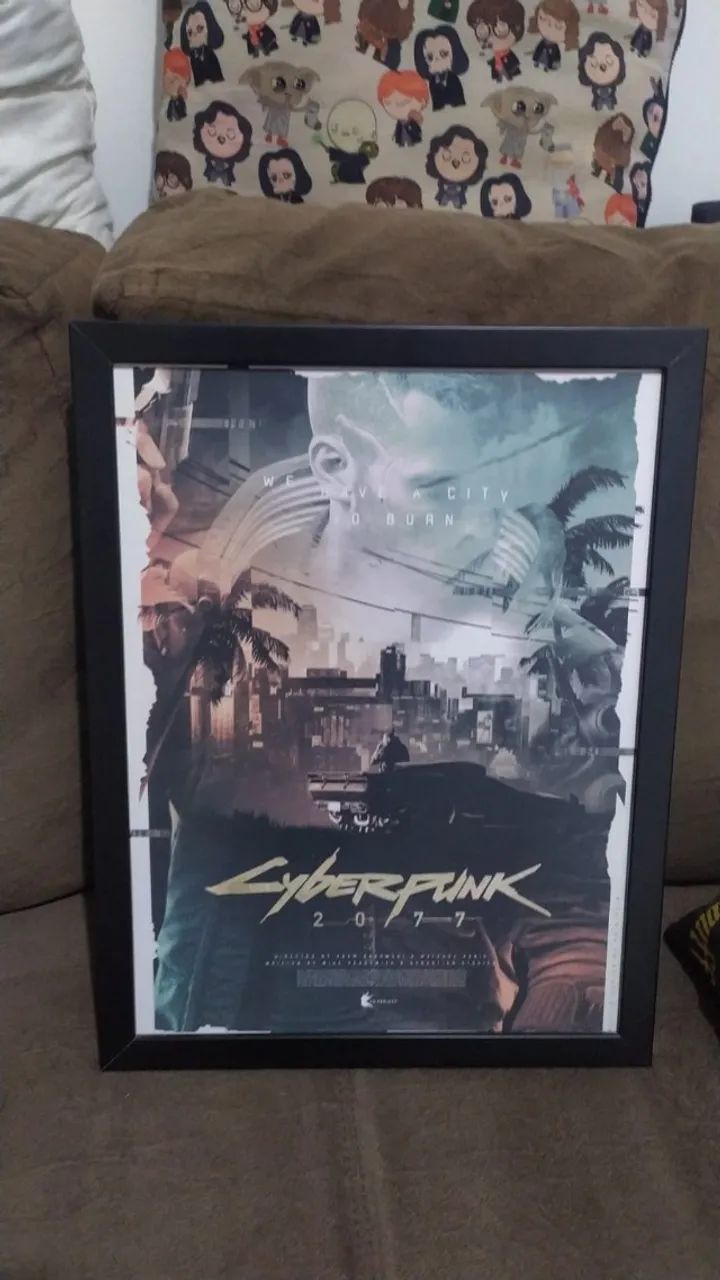 Quadro Gamer Cyberpunk 2077