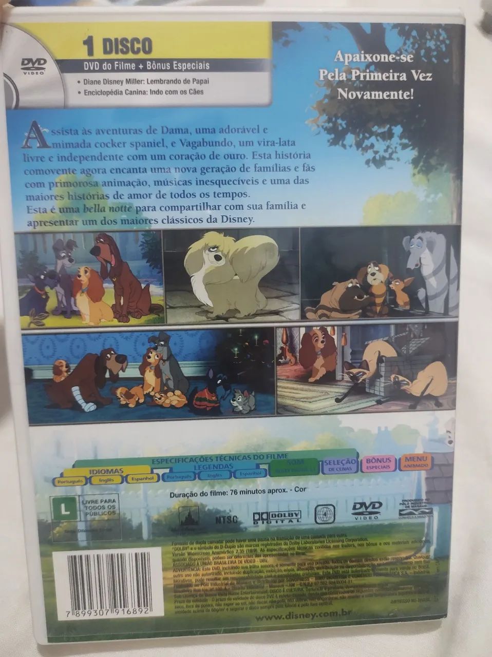 A Dama e o Vagabundo - Edição DVD - Foto 2