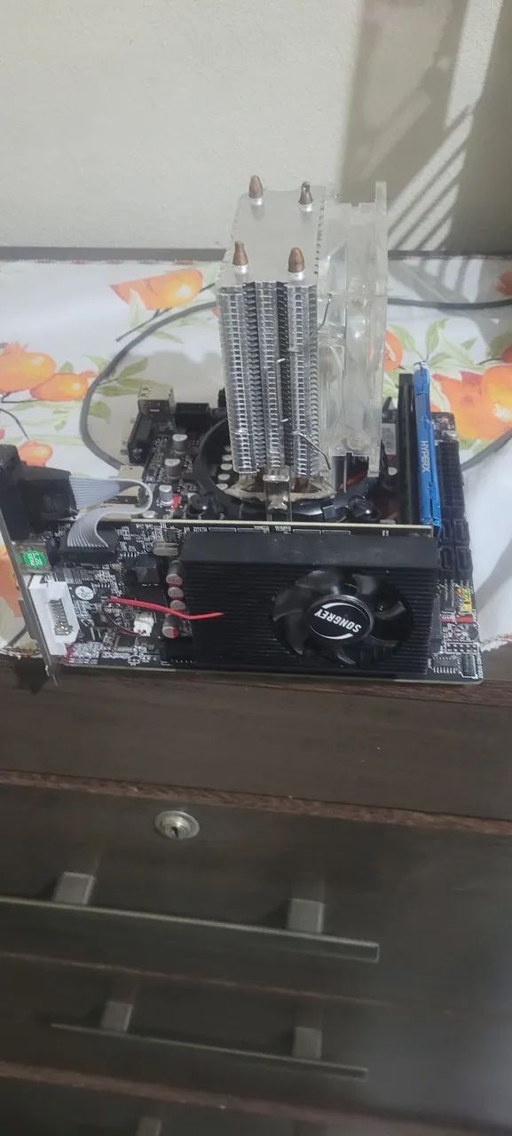 Peças de computador Core I7 3770K, com placa de vídeo Gt730 