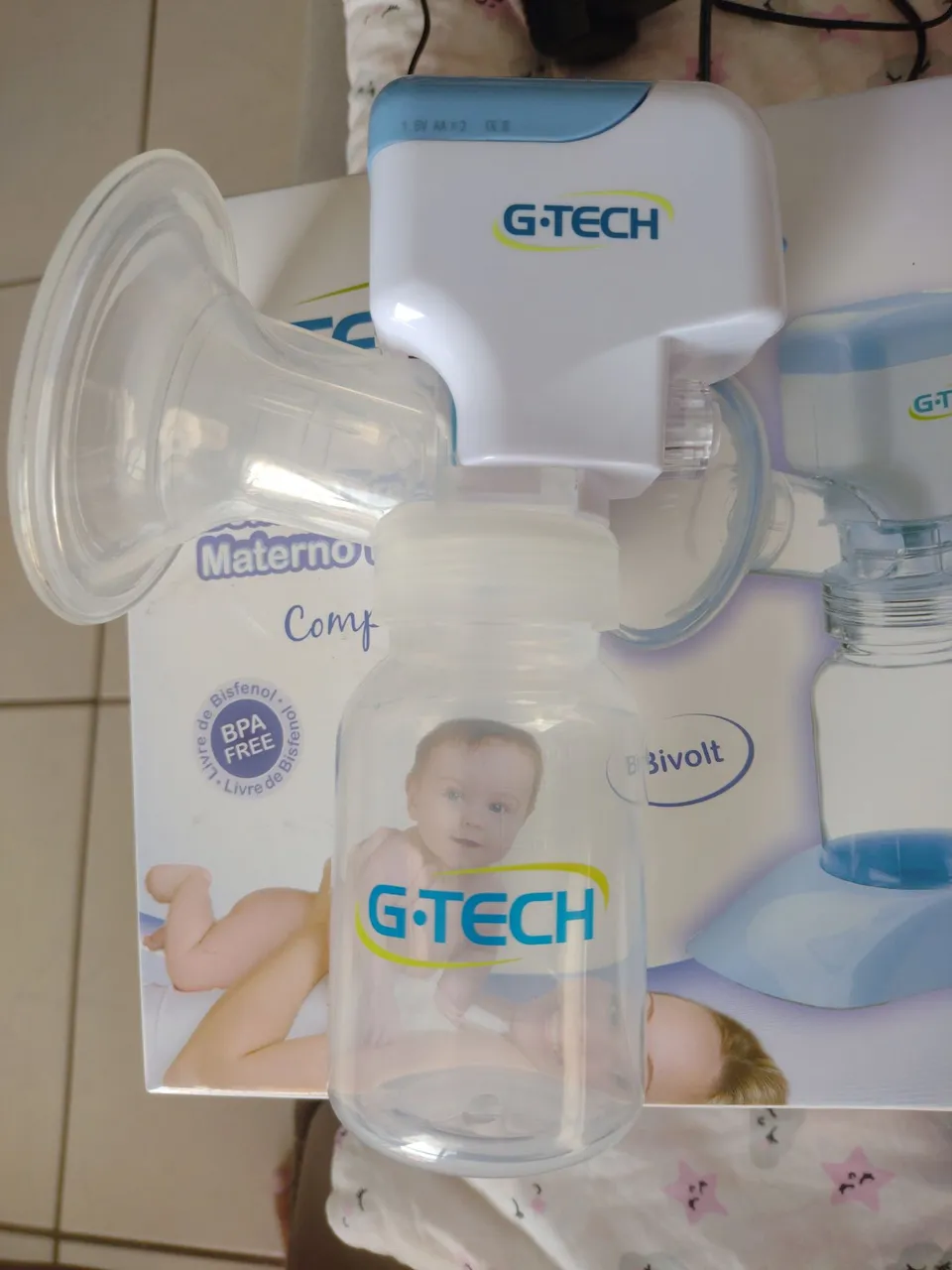 Extrator de Leite Materno Elétrico G-Tech Bivolt
