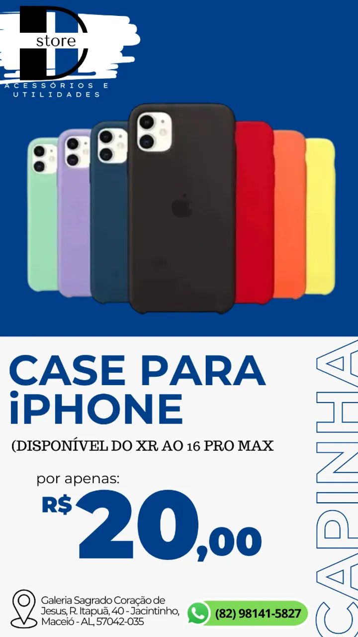 Case para iphone modelos disponível do XR ao 16 pro max - Foto 5