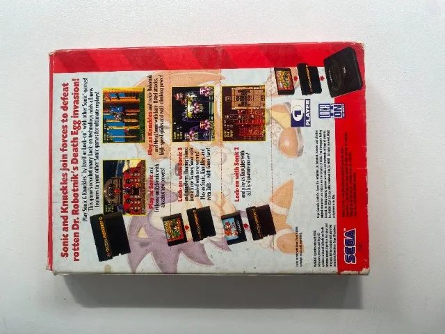JOGO SONIC E KNUCKLES NA CAIXA SEMINOVO - MEGA DRIVE - Foto 5