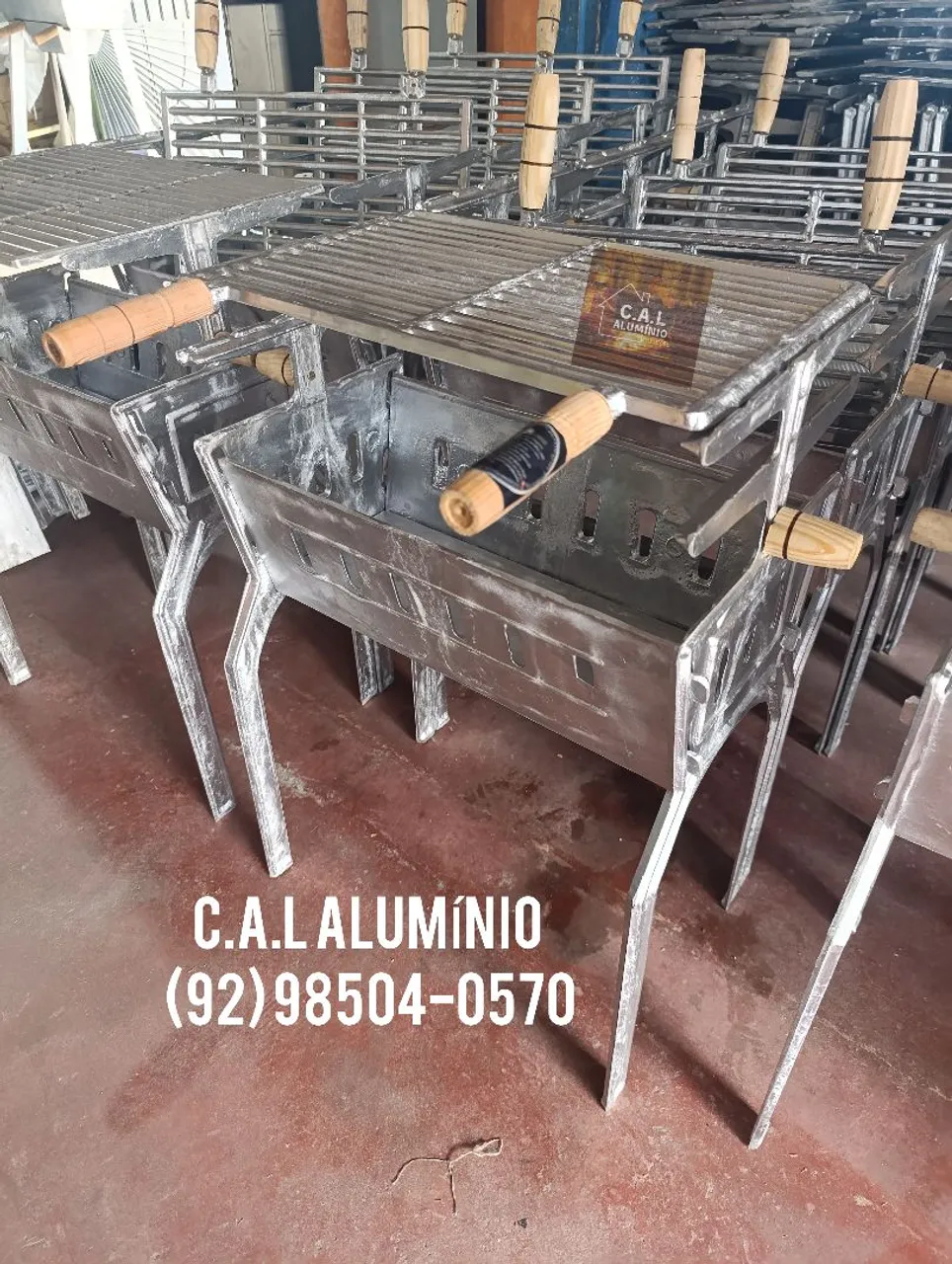 Churrasqueira de alumínio