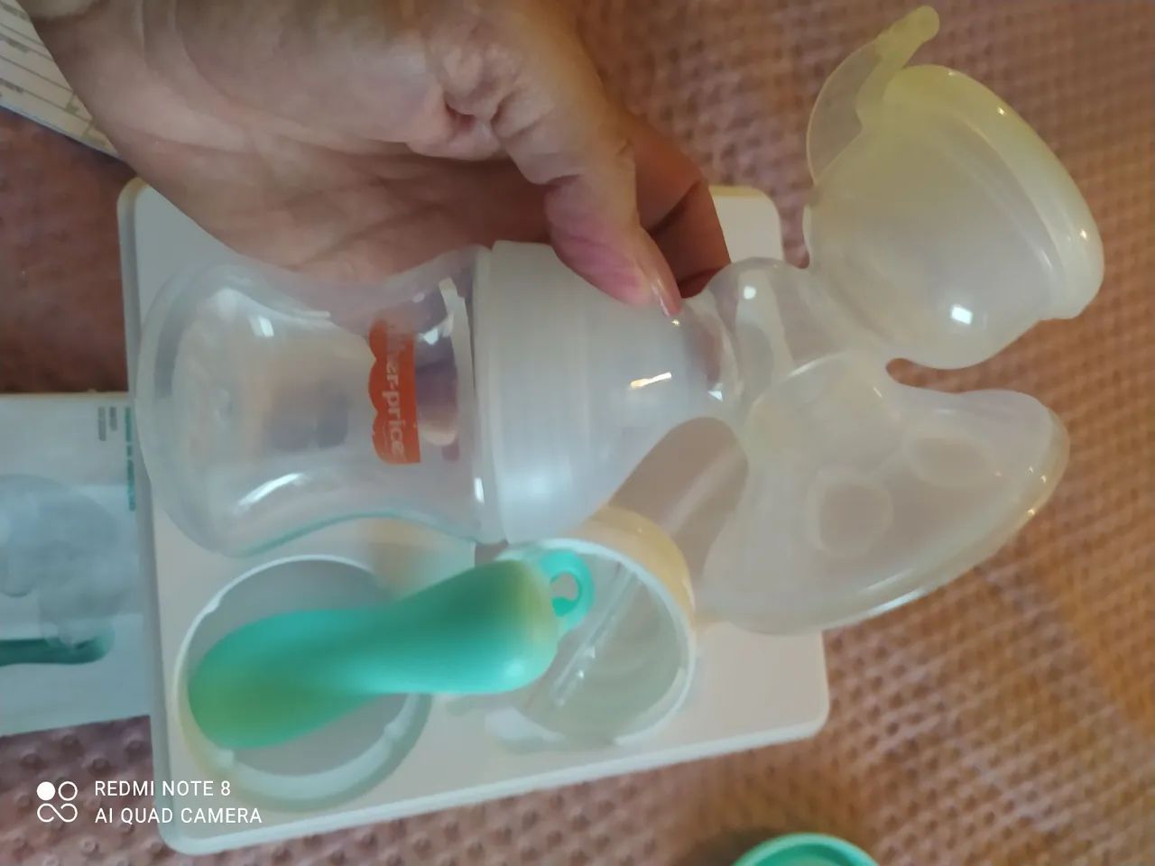 Extrator de Leite Manual Fisher-Price Mom's Essentials - Livre de BPA - Foto 3