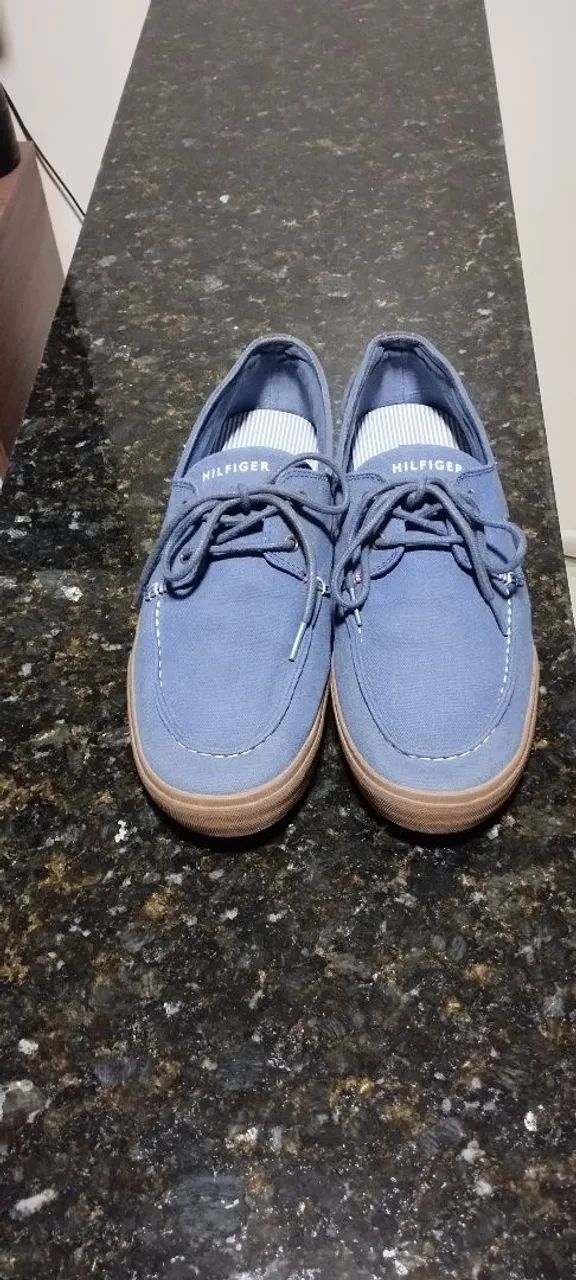 Tênis Tommy Hilfiger Azul N 45 (SEMINOVO) - Foto 5