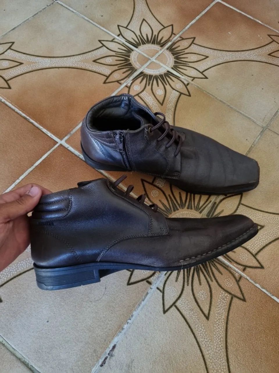 Sapato social ferracini couro legitimo