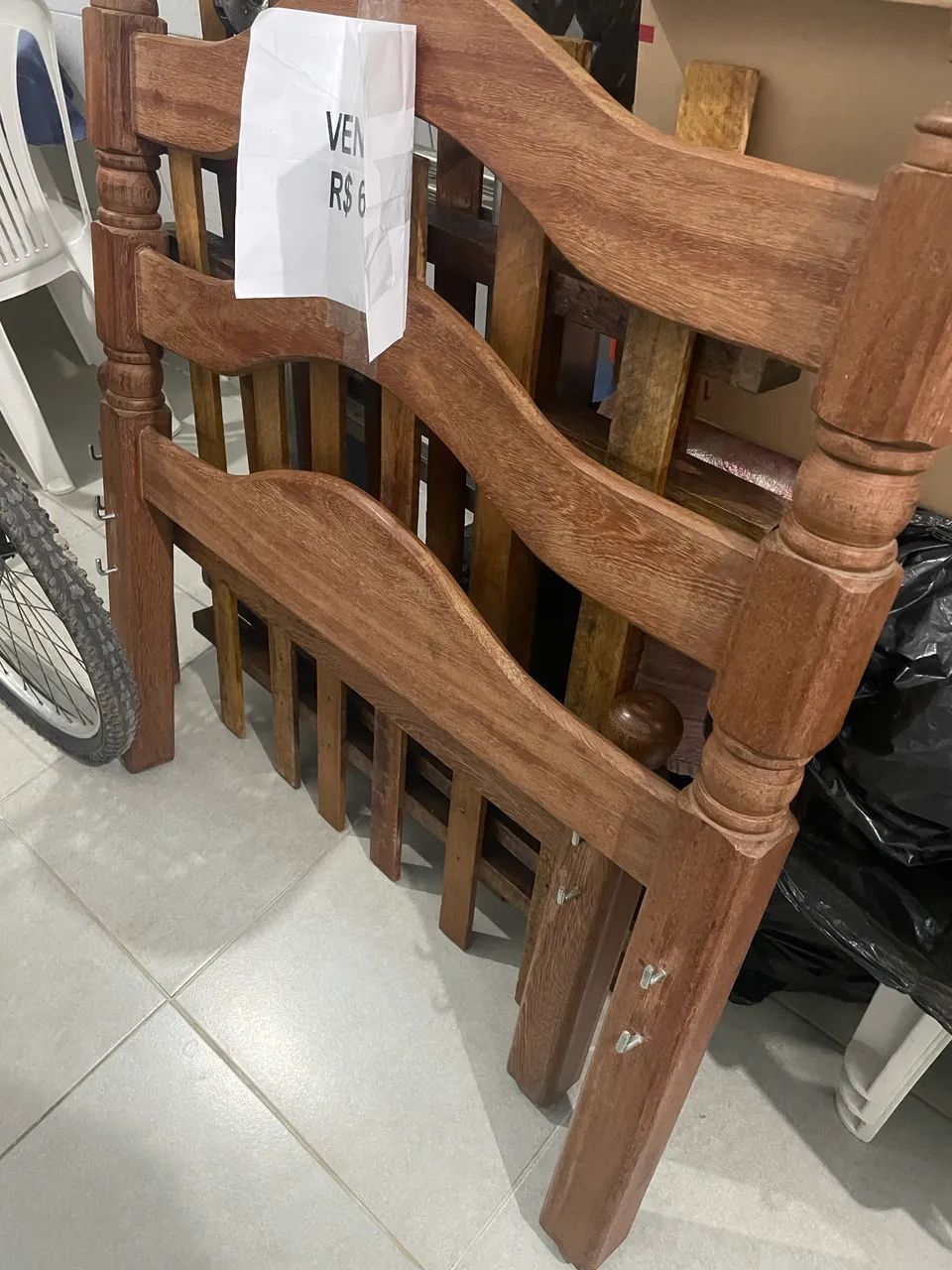 Cama Solteiro Madeira - Foto 2