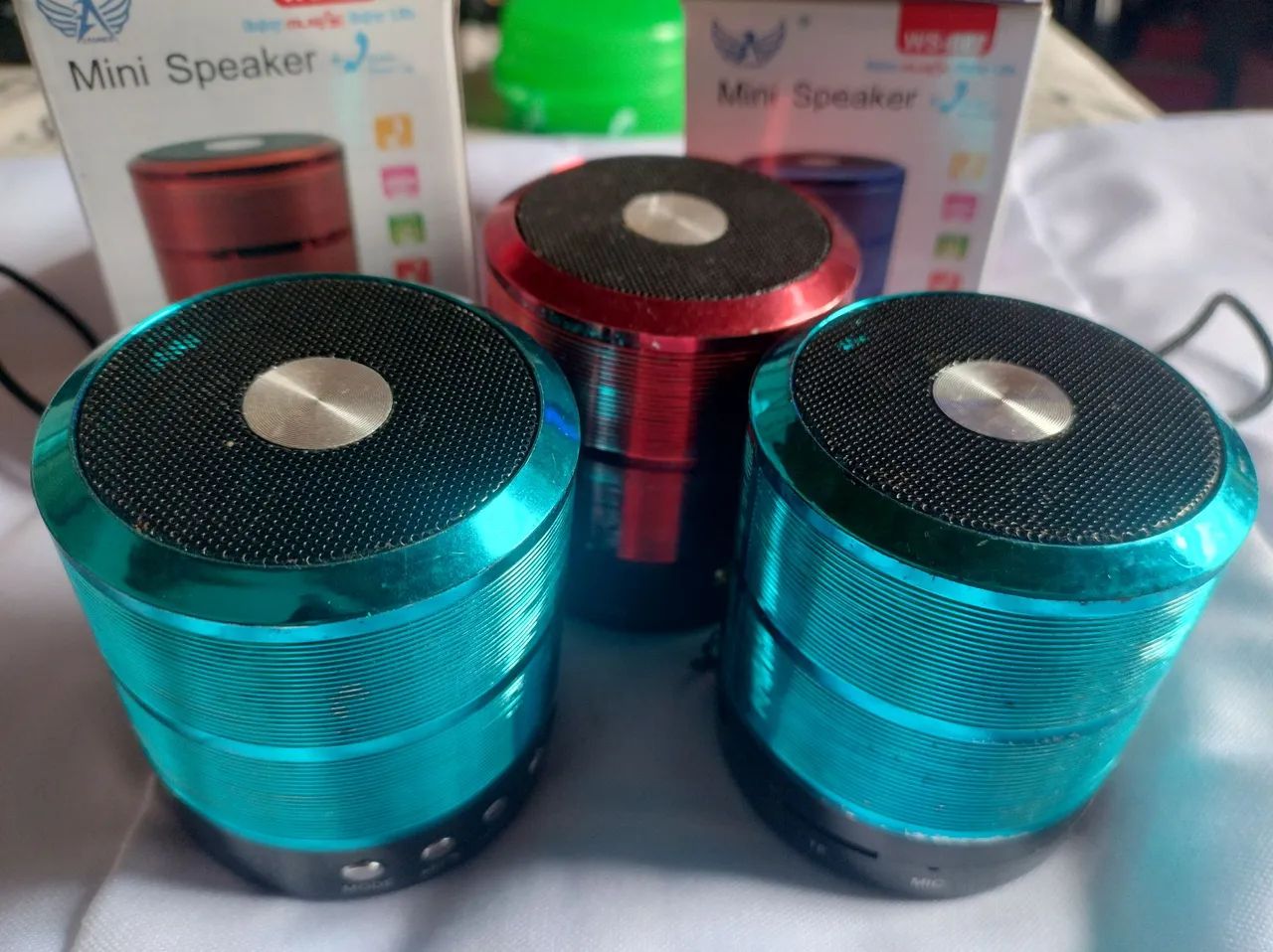 Mini Caixa de Som Bluetooth WS-887440255004940718083