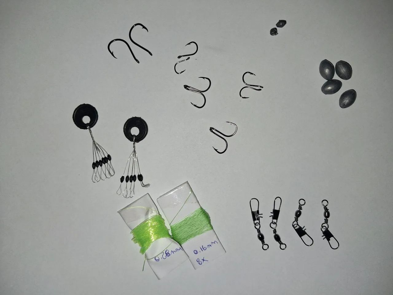 Conjunto 2 varas de pesca telescópica, carbono, 1,80m, 2,70m e mais acessórios  - Foto 2