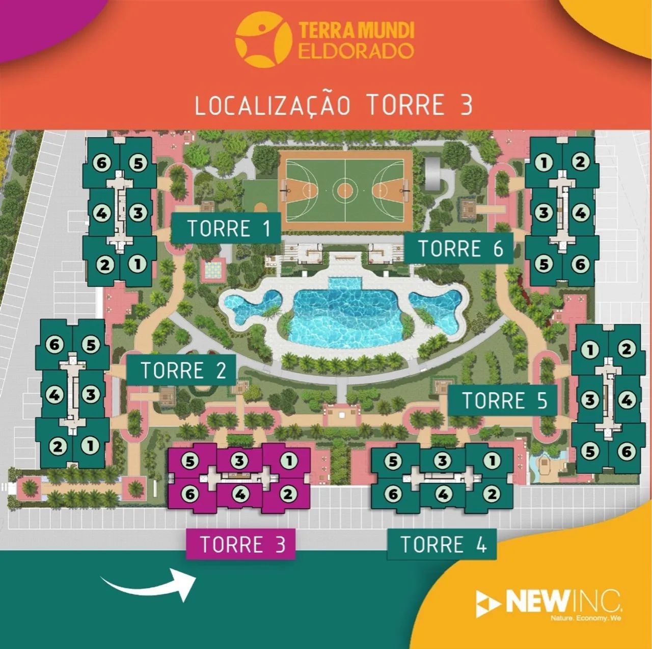 03 quartos - Terra Mundi Eldorado - Foto 4