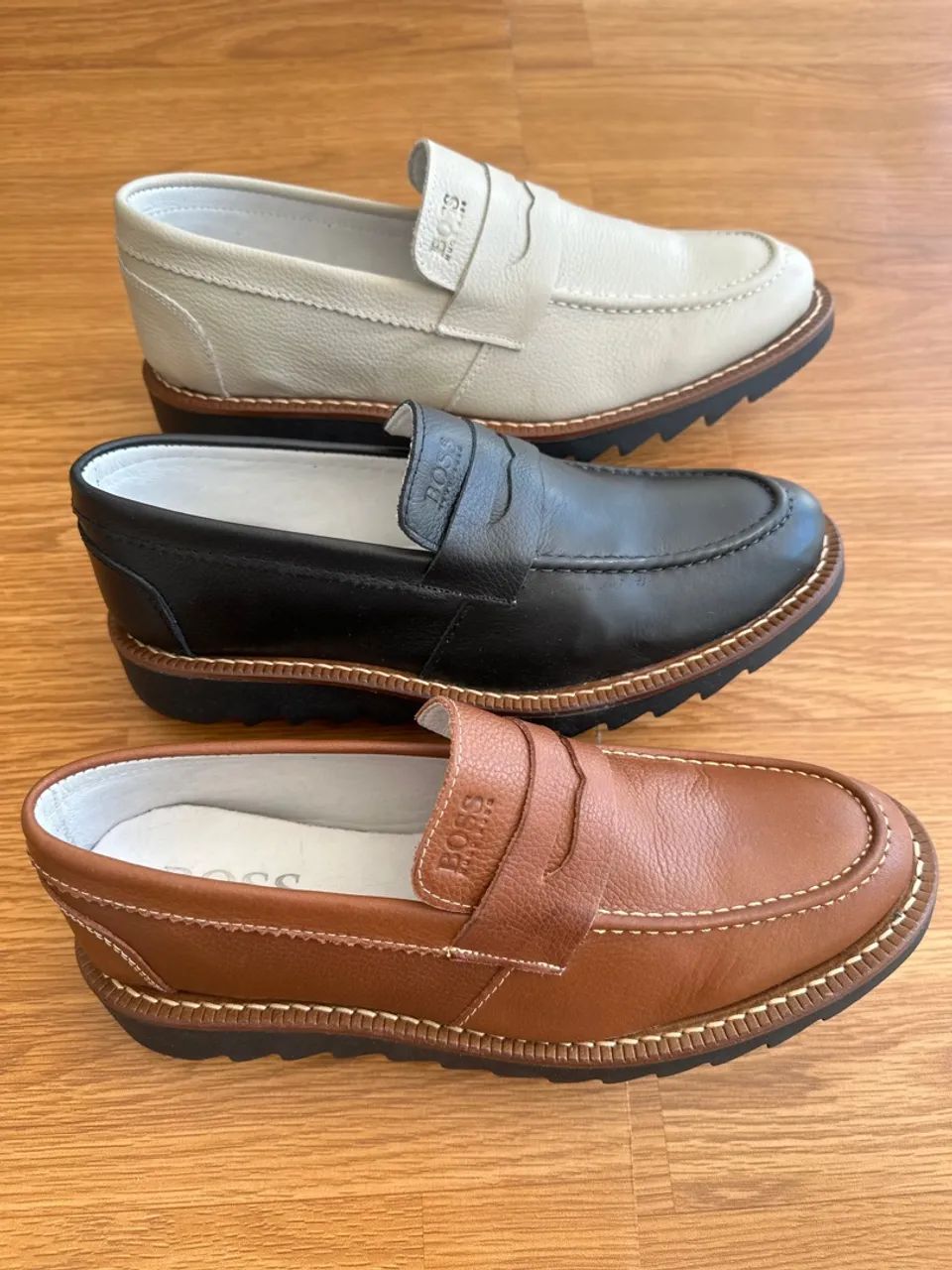 Promoção Mocassim de couro Boss-entrega grátis - Foto 2