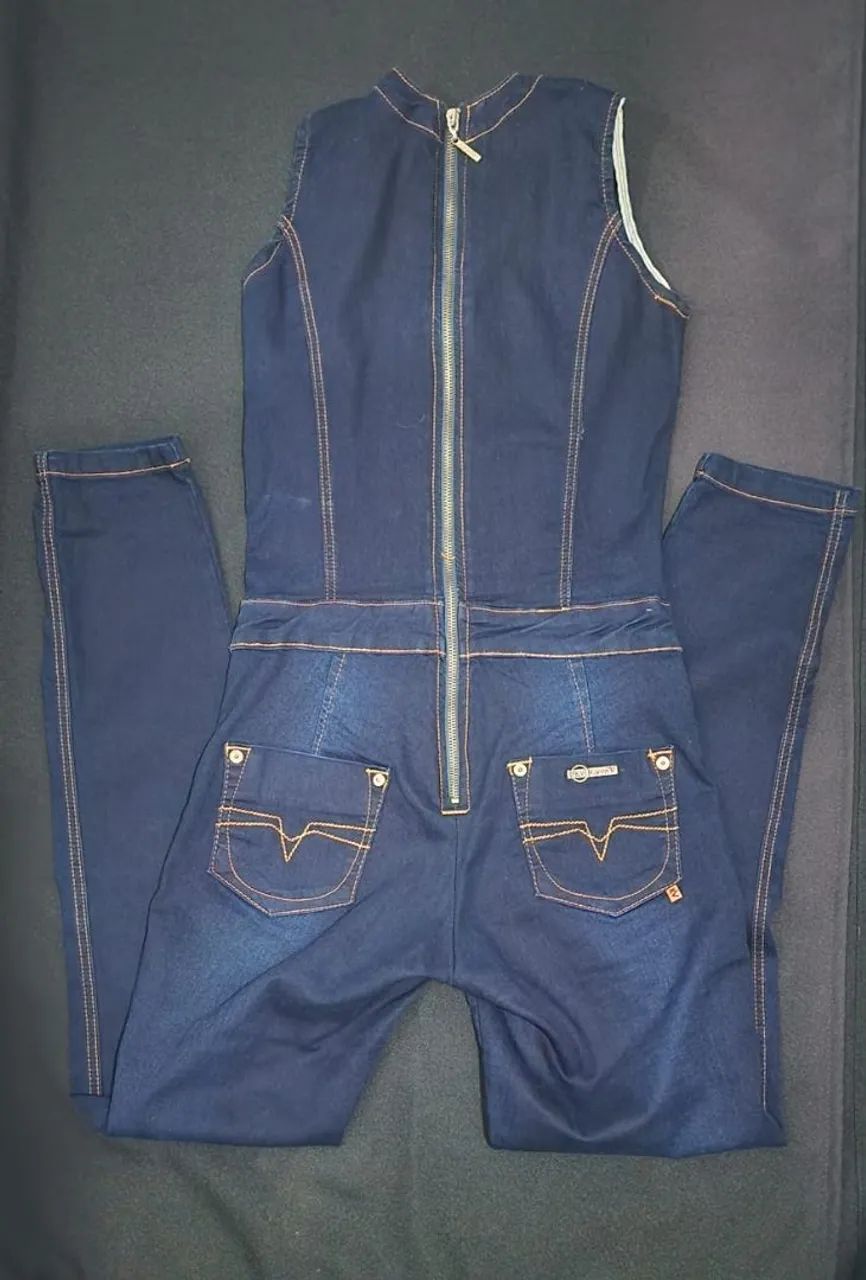 Macacão jeans KV - Foto 2